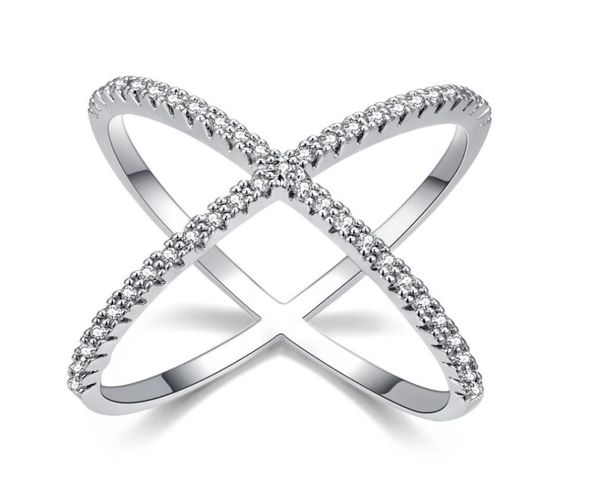 Design Diamso Micro Pave di lusso Impostazione Big Anelli a forma di dita a forma di nuclei gioielli per donne2504927