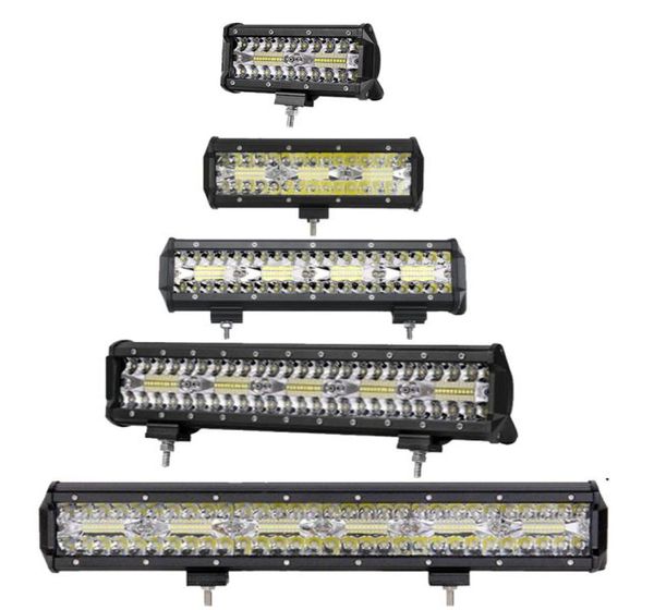 60W 120W 180W 240W 300W 360W 3Row LED Light Bar Bar Offroad Combo Combo LED WORK Light Bar 12V 24V Truck SUV ATV 4WD 4X46588554