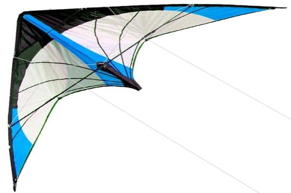 Outdoor Fun Sports Kitesurf New 120 cm Dual Line Stunt Kites Ganze zufällige Farbe Parafoil Good Flying1430408