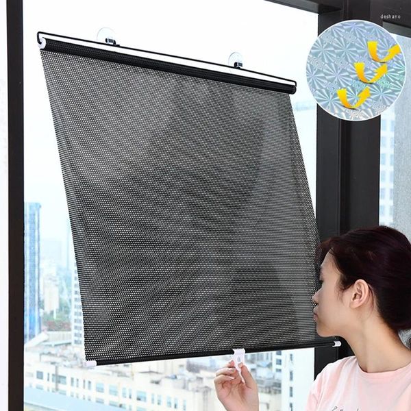 Vorhang Retractable Shading Car Auto Side Fenster Rollen Vorhänge Wohnzimmer Sonne Rolling Blinds Windschutzscheibe Abdeckung