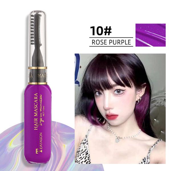 13 colori tintura per capelli usa e getta lavabile per capelli temporanei color mascara blu grigio viola evidenzia tintura capelli cera acconciatura