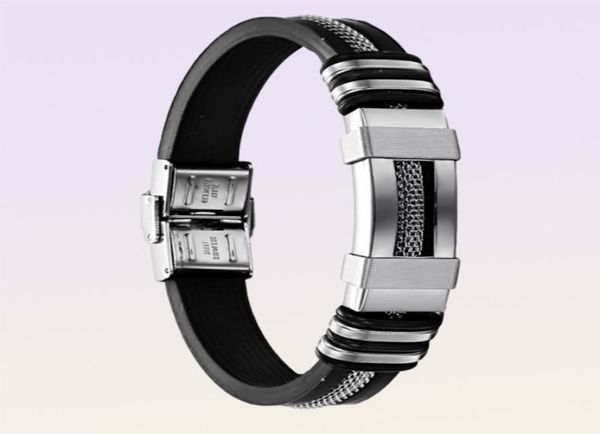 OPK Jewelry Street Fashion Geschenk einfach und großzügig vielseitiges Silikonarmband2434733