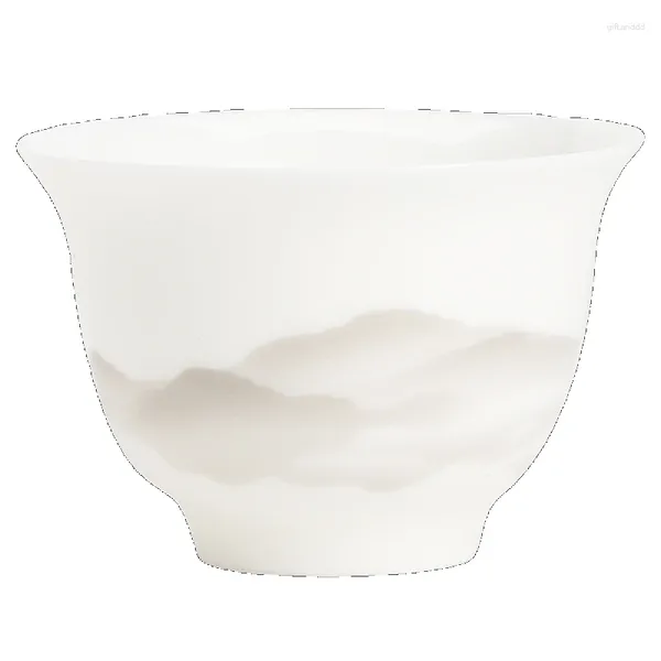 Tazze da tè l porcellana giada bianca tazza di accoglienza per casa ceramica personale dedicato