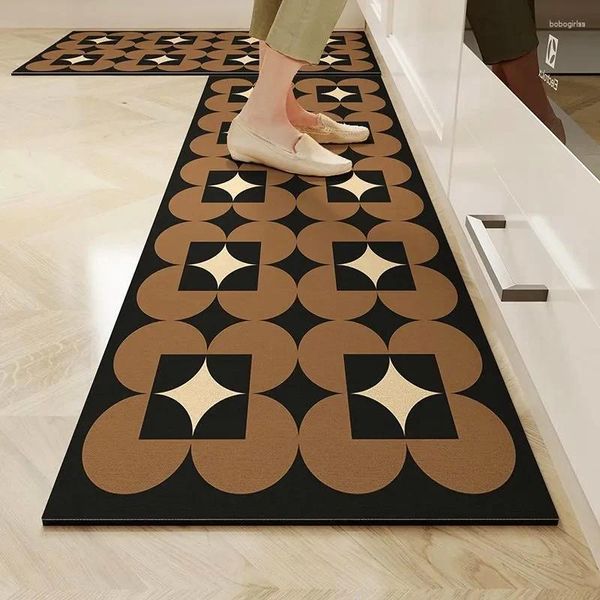 Tappeti tappeti tappeti per pavimenti da cucina rettangolare accessorio per poremat retrò tappeti di assorbimento dell'acqua per tappeti lunghi per soggiorno camera da letto