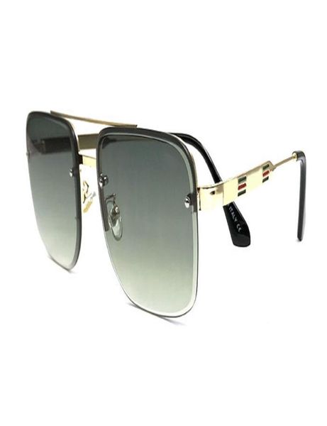 2021 Летний стиль мужчины женщины солнцезащитные очки уникальные квадратные щиты UV400 Vintage Eyeglasse Rames Italy Design с Box9437846
