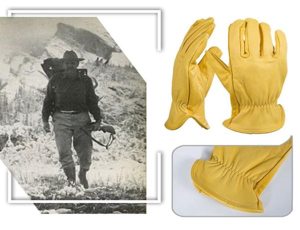 Fashion Men039s Work Gloves Goat Leather Security Security Rutcure Ronateman Rosperman Garage Racing Glos для мужчин 0005665731