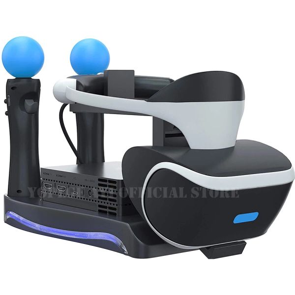 STANDS PS4 PSVR MOVIMENTO CONTROLADOR DO STAND STAND STANDSO Mostra de LED Indicador para Play Station 4 PS 4 PS Processador de fone de ouvido VR