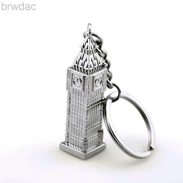 Anelli chiave Fashion Small London Big Ben Clock Women Regali chiave porta chiave porta Keychain 240412