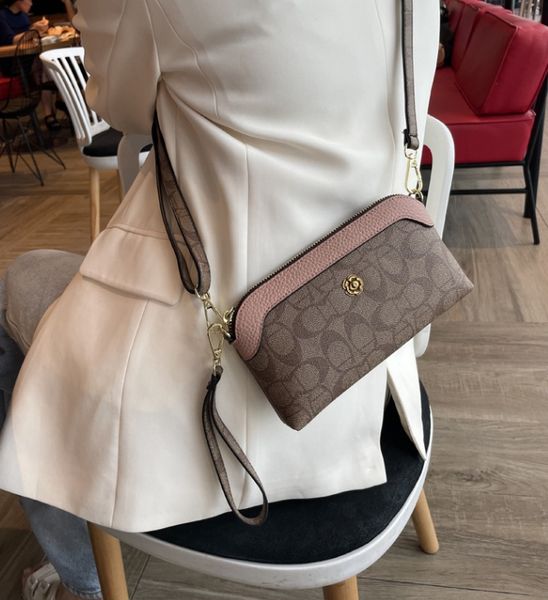 Telefontasche Fashion Schulter -Crossbody -Tasche Sommer Reißverschlüsse Trendy Damen großer Kapazitäts Brieftasche Cross Body Designer -Taschen