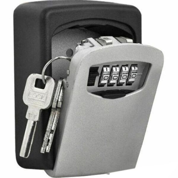 4 цифрная настенная настенная клавиша безопасная коробка на открытом воздухе высокая безопасная блокировка кода.