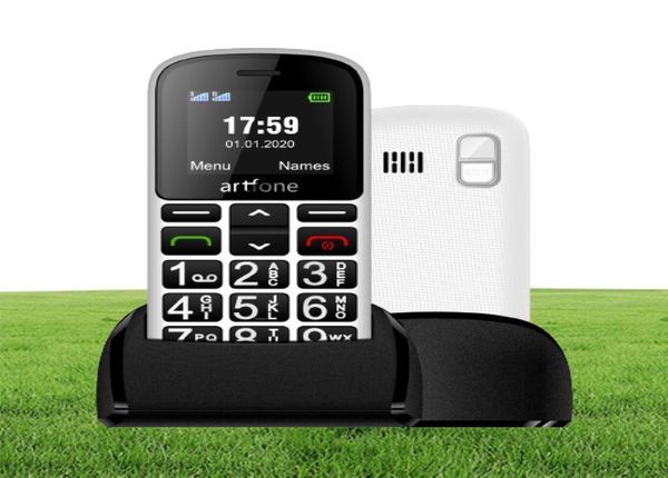 ArtFone CS188 Big Button Mobile Phone для пожилых людей обновляется мобильный телефон GSM с кнопкой SOS Talking Number 1400 мАч батарея1327527
