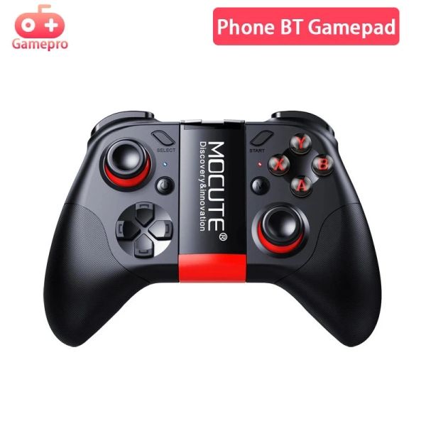 Gamepads MOCUTE 054 Bluetooth Gamepad Controller Mobiler Trigger Joystick für iPhone Android Phone Cell PC Smart TV Box Control