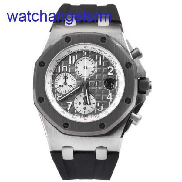 Orologio da polso Crystal AP Oak Tree Offshore 26470io Cement Grigio Colore 42mm Set di indicatore