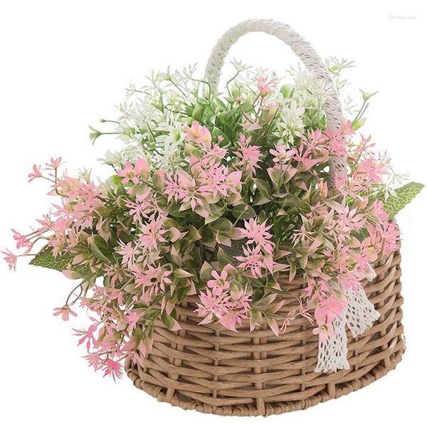 Fiori decorativi 31 cm Piante di rose artificiali Accessori per la casa Accessori per matrimoni Branca albero di Natale branca bonsai regalo decorazione di erba decorazione