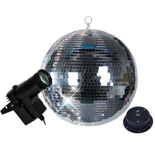 Thrisdar disco da discoteca in argento appeso a sospensione Ball Disco RGB Lampade a traco