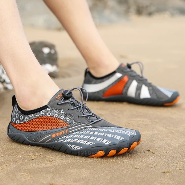 Scarpe da uomo donna a 5 dita scarpe scarpe d'acqua sportiva all'aperto Scarpe da spiaggia traspiranti Sneaker a cinque dita