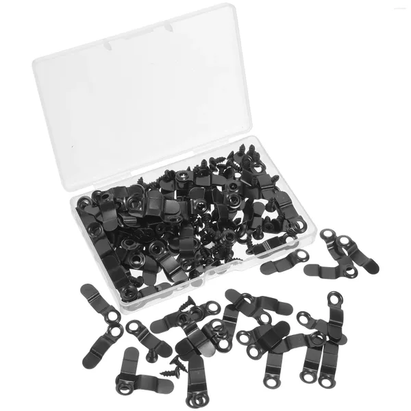 Acessórios de molduras PO Frame Turbuckle Black Iron Picture Hardware Backing Clips