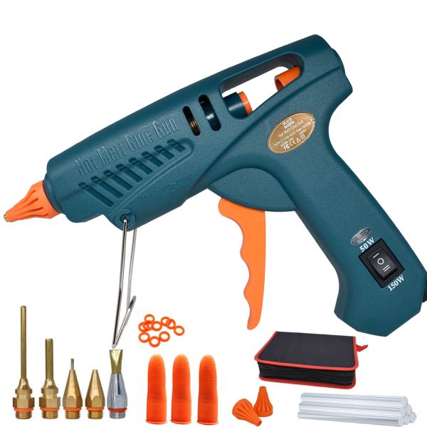 Gun Professional doméstico 50W/150W Hot Silicone Gun Temperature Ajusta Gun Gun Gun Gun Gateate Cola à prova de cobra pura Projeto de bico de cobre