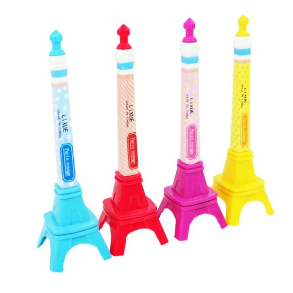 Canetas 20 PCs Creative Ballpond Pen Eiffel Tower Tower Ball Caneta Pylon Ballgo