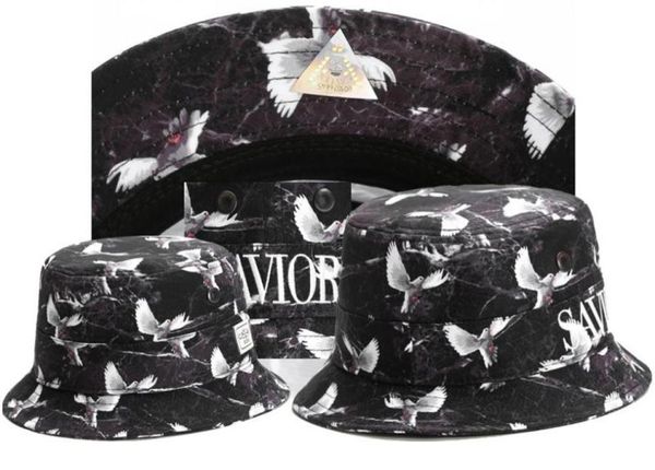 Sons Hood Dove of Peace Salvador Chapéus de verão estilo Bob para homens Mulheres Pescador Capinho de pesca Cap capeau Homme5306776