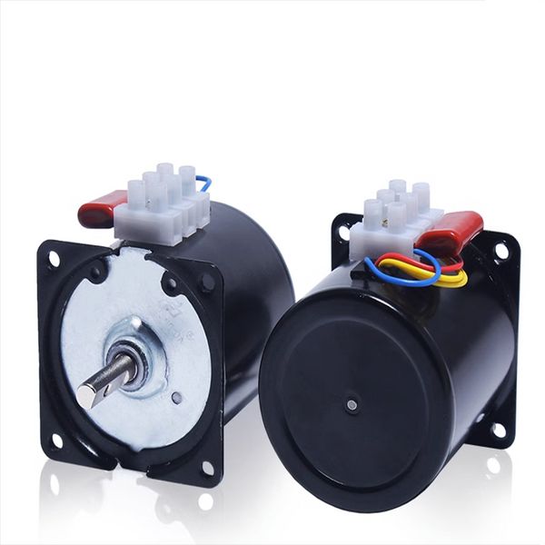 Hoch Drehmoment 100 kg 28W AC 220 V Permanent Magnet Synchronmotor 68Ktyz CW/CCW Metal Getriebe Slow Speed Motor 2,5 bis 110 U/min