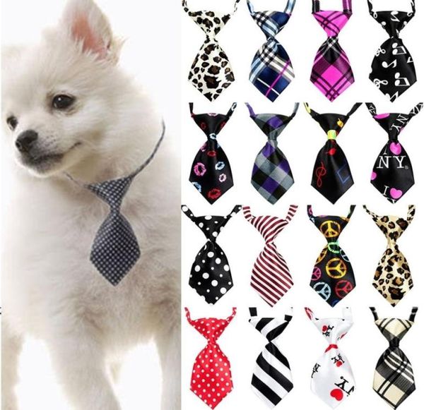 25 50 100 PCSlot Mix Colors Цвета Dog Bows Pet Grooming Supplies Регулируемые щенки собака для кошачьей галстук для собак для собак 24650307