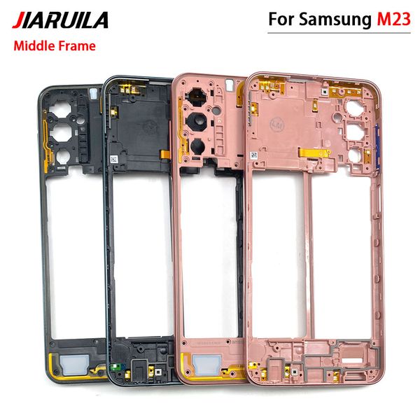 Новое для Samsung M51 M62 F62 M23 M52 M53 5G M236B M536 Средняя рама задняя рамка задней панели панели панели корпуса запасных деталей.