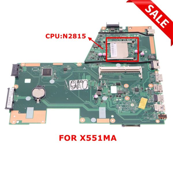 Laptop -mãe placa -mãe para asus f551Ma R512MA X551 X551M X551MA MAINBOARD REV: 2.0 com CPU N2815 a bordo DDR3