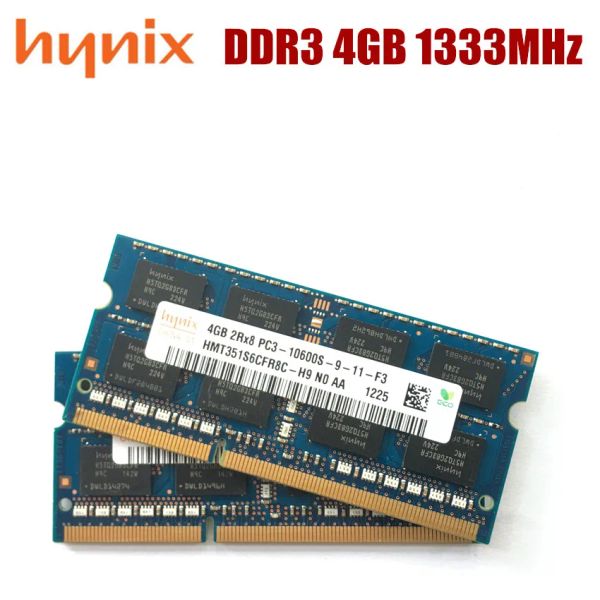 RAMS DDR3 PC3 PC3L 8GB 4GB 2GB 1GB 8500S 10600S 12800S DDR2 PC2 6400S 5300S 1G 2G 4G 8G 1066 1333 1600MHz Notebook de memória laptop