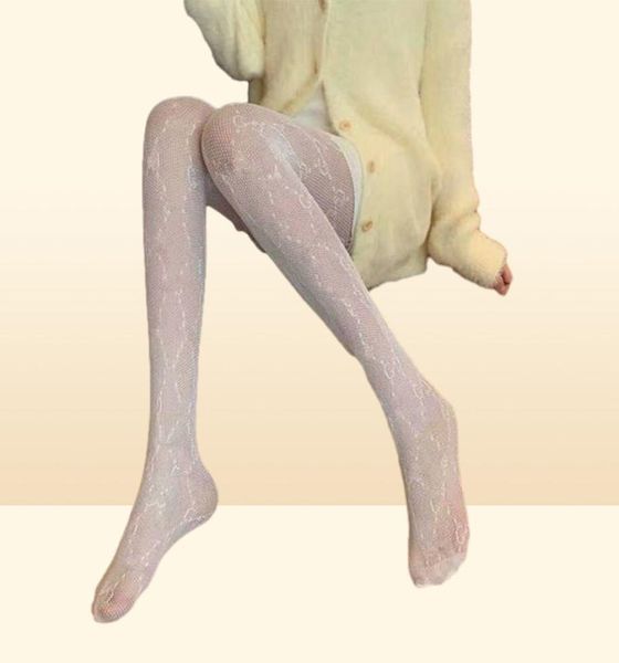 20 projetos de meias sexy meias longas para mulheres luxuosas seda feminina cartas meias de calça de meia