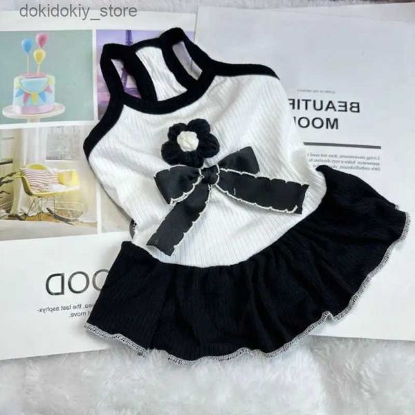 Vestido de cachorro DOPRE ROUSE CHIHUAHUA VESTIMENTO DE FLOR SUMMER FAÇA O CASHIN TEDDY YORKSHIRE POMERANIAN SHIH TZU POODLE MALTESE POODLE BICHON LIRTH L49