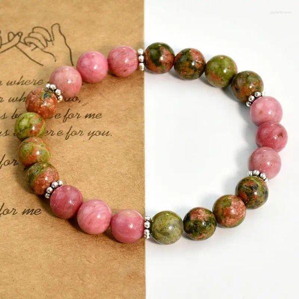 Link Bracelets Friendship Charms Women 4 Friends Boho Natural Stone UNakite perline abbinate per gli accessori per la fidanzata