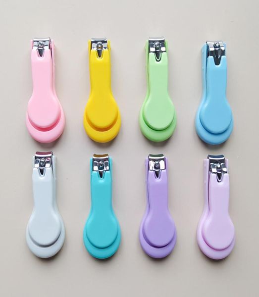 8 цветов творческий мультфильм сплошной цвет детский ногтевой клиппер новая милая ножницы для ножницы для ножниц для ногтей для ногтей M26646105411