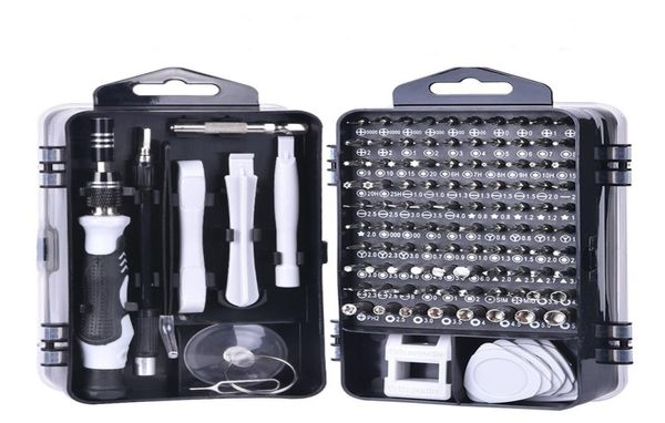 115 in 1 Mobiltelefonreparaturwerkzeugen Beutel Disassemble ScrewDriver Set Toolkit für verschiedene Mobiltelefone Laptop PC9084391