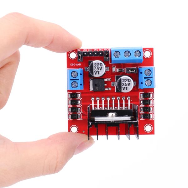 L298N Stepper Motor Development Board Hochwertige Stepper-Treiber-Steuerplatine Dual H-Bridge Elektronische Komponenten