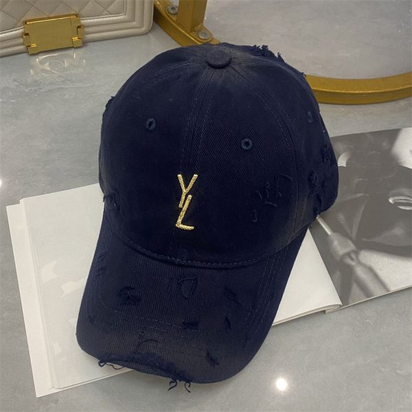 Luxurys Yıkanmış Beyzbol Kapağı Tasarımcıları Caps Yeni Ürün İlkbahar Yaz Şapkaları Erkekler Genç Casquette Renkli Yazılı Geometrik