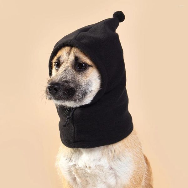 Abbigliamento per cani Youzi Cappello di Natale Orecchie di copertura calda Cosplay Props Wead Wrap Muffs per le manutenpe per outdoor invernale M21 x 27 cm