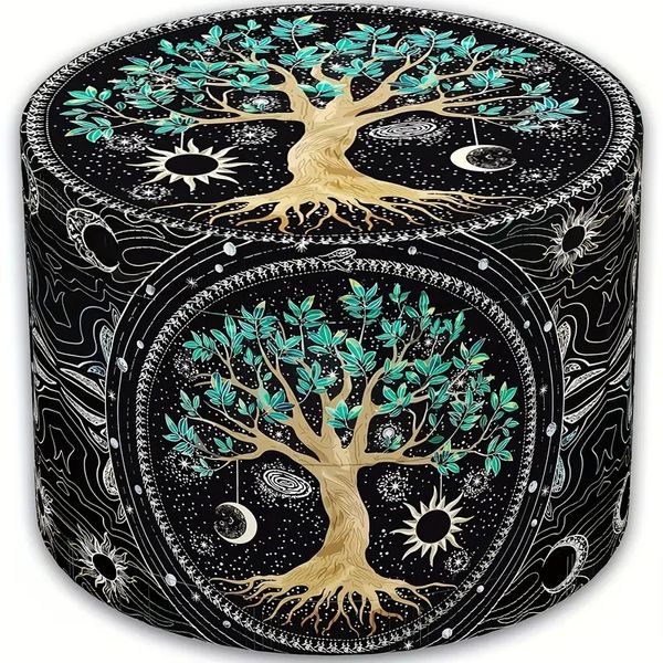 63 mm 2,5 Zoll Metall Kräuterkräutermühle für Rauch Tabakhandbuch Handgewürz Pfeffer Miller Cutter Zodiac Green Lucky Tree