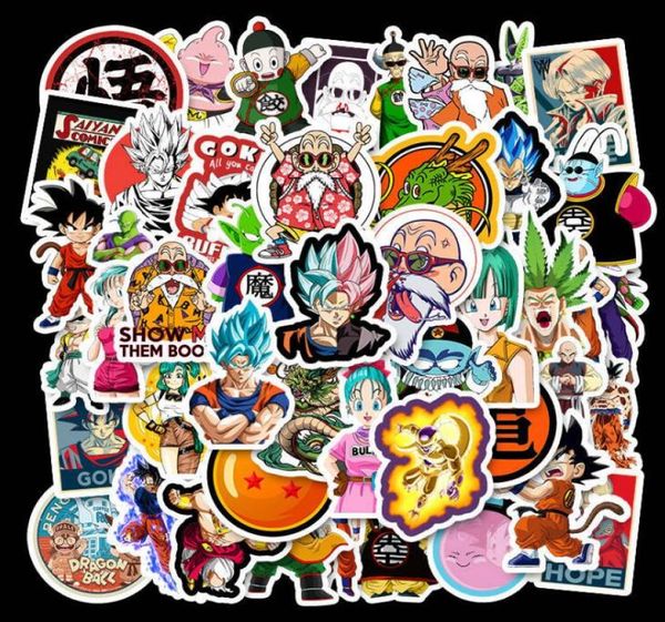 50 nicht wiederholende Anime -Film Cartoon -Computeraufkleber Gepäck Laptop -Aufkleber Skateboard Gitarrenautos cooler Graffiti billiger STI4693481