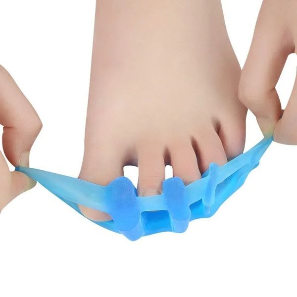 2pcs = 1Pair Hallux Valgus Bunills Hammerschutz Finger Zehenabscheider Fußpflege Glättner Korrektur Bursitis Daumenpediküre