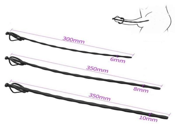 Диктаторы уретры мягкий силиконовый уретра катетер -магазин секс -магазин пенис заглушки мастурбатор уретра звуковой труб