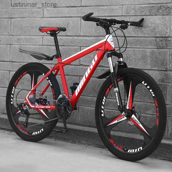 Fahrräder mit Fahren im Großhandel 21 24 Speed Mountain Bike MTB Mountain Fahrräder 24 26 Zoll Full Suspension BMX Road City Bike L47