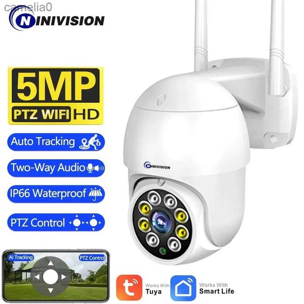 Telecamere IP 355 gradi Attrezzatura per visione notturna a colori con scheda TF Protezione WiFi Sicurezza WiFi CCTV Camerac240412