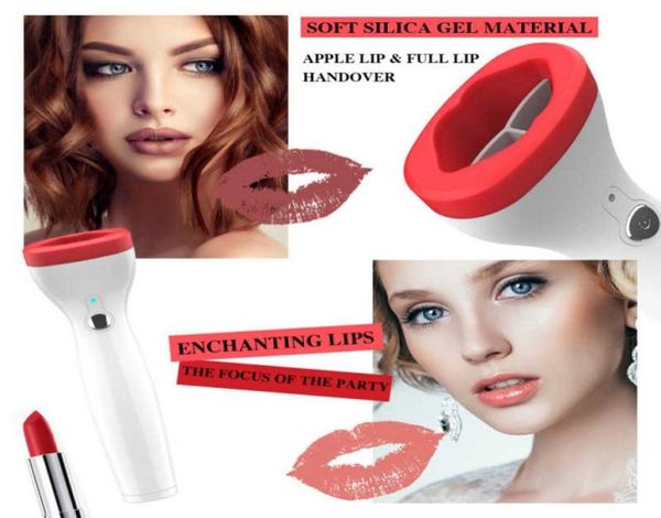 Silikonlippenfahlergerät Automatische Fuller Lip Fepper Enhancer Schnell natürliche sexy intelligent deflationierte Lippenfahnen 7640343