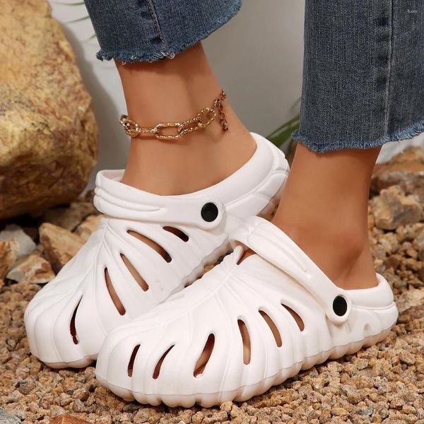 Slide scivoli per donne estate estate eva soft tendenza scarpe da spiaggia per la casa designer sandali