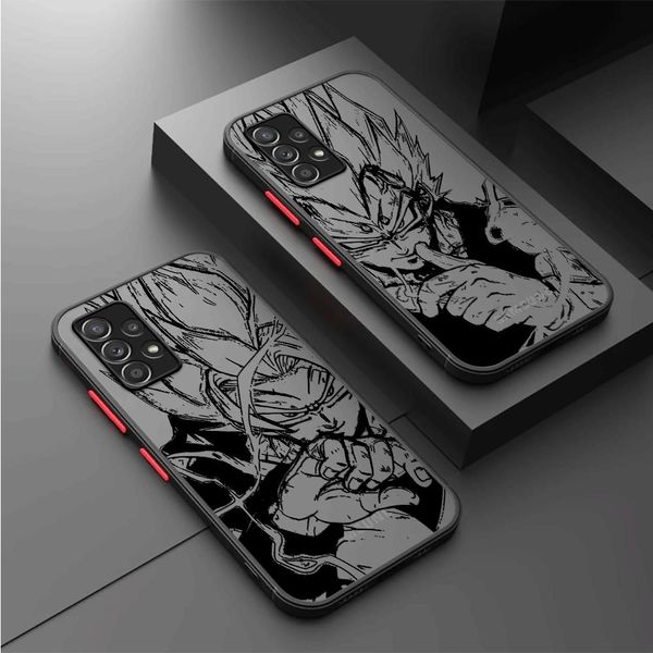 Custodia D-Dragons anime per Samsung Galaxy A22 A24 A32 A33 A52 A72 A12 A14 A21S A50 A51 A53 A70 A72 COPERCHIO DI ARMARE MATTE