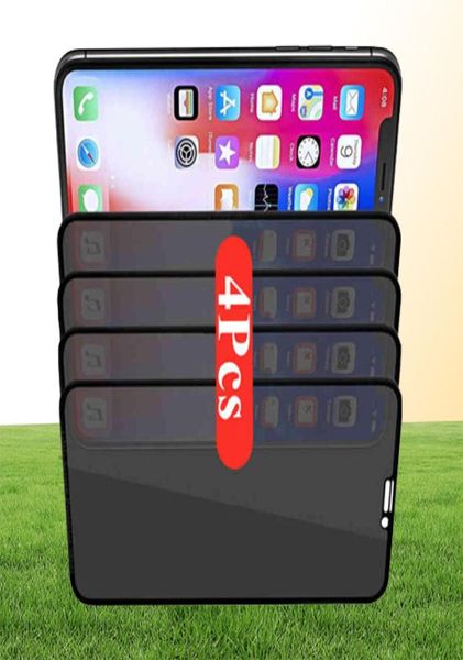 14pcs 30 Grad Privacy Screen Protecors für iPhone 12 11 Pro Max 13 Mini Antispy Protective Glass XR XR X 7 BUS1188360