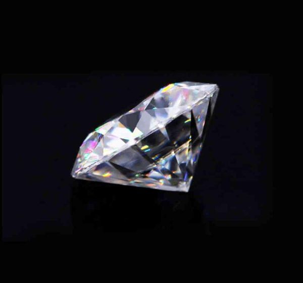 Echte lose Edelsteine Moissanit Stones G Farbgeschnelle Diamant Briliant Cut Labor GEM für Schmuckring Bulk2007170