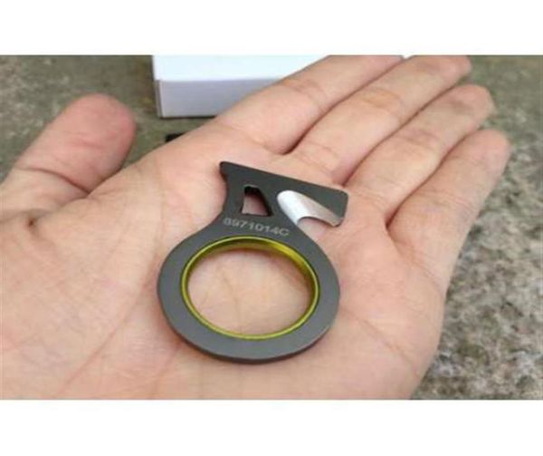 Taglie tagliente a punta a singolo dito esterno Gancio di taglio del taglio del gancio EDC Gadget Gadget Emergency Rescue Camping Tools241S38876434448532