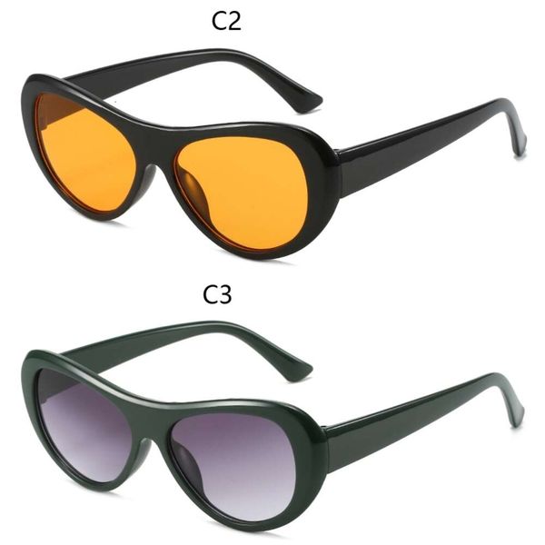 Солнцезащитные очки American и Cat Eye Big Frame для мужчин и женщин овальная тенденция личность солнце